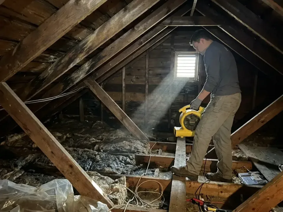 attic-water-damage-drying-proc-007 — frequently asked questions, Emergency Water Extraction & 24/7 Flood Response in Tanque…